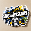 Fußball Sticker – Auswärtsfahrt