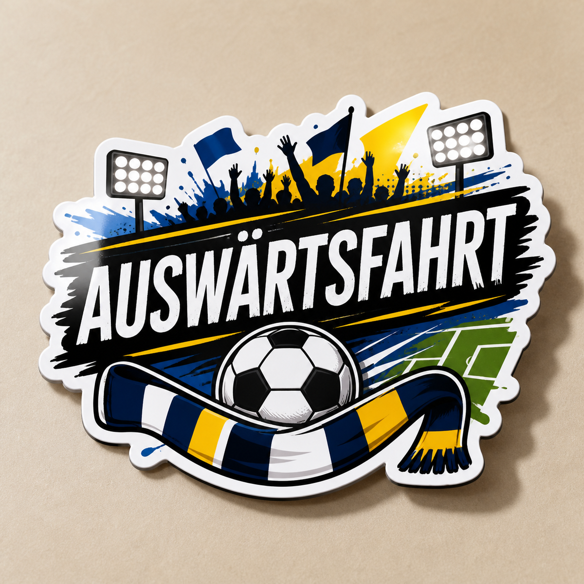 Fußball Sticker – Auswärtsfahrt