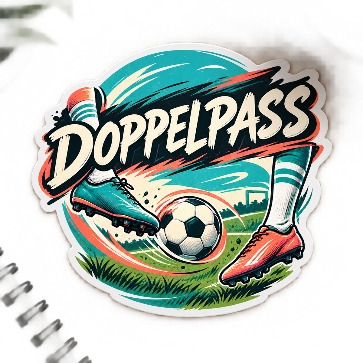 Fußball Sticker – Doppelpass