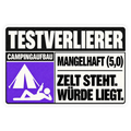 Festival Testsieger – Zelt steht, Würde liegt