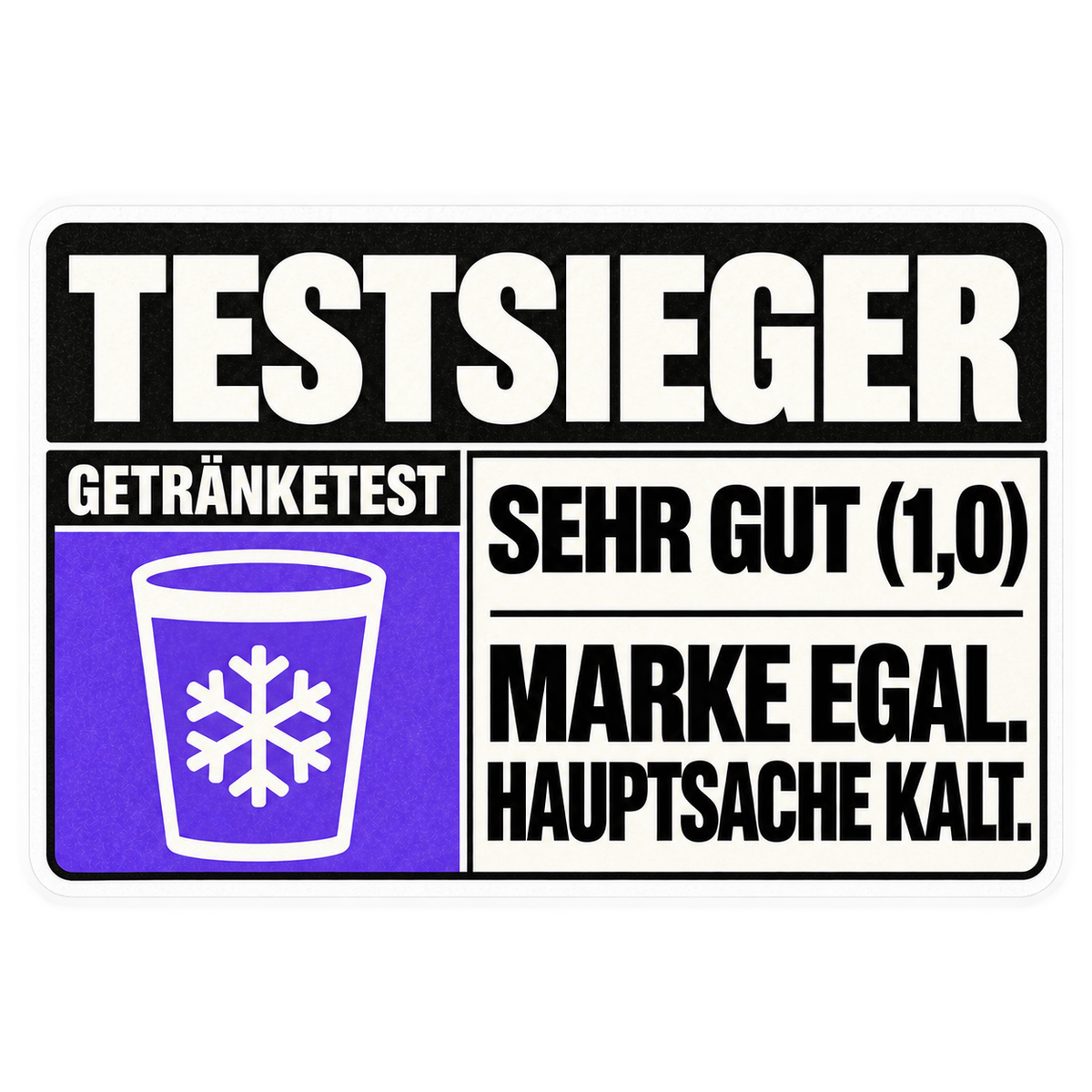 Festival Testsieger – Marke egal, Hauptsache kalt