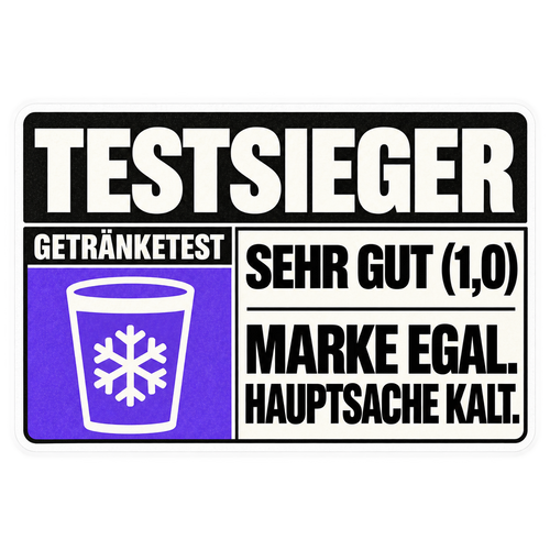 Festival Testsieger – Marke egal, Hauptsache kalt