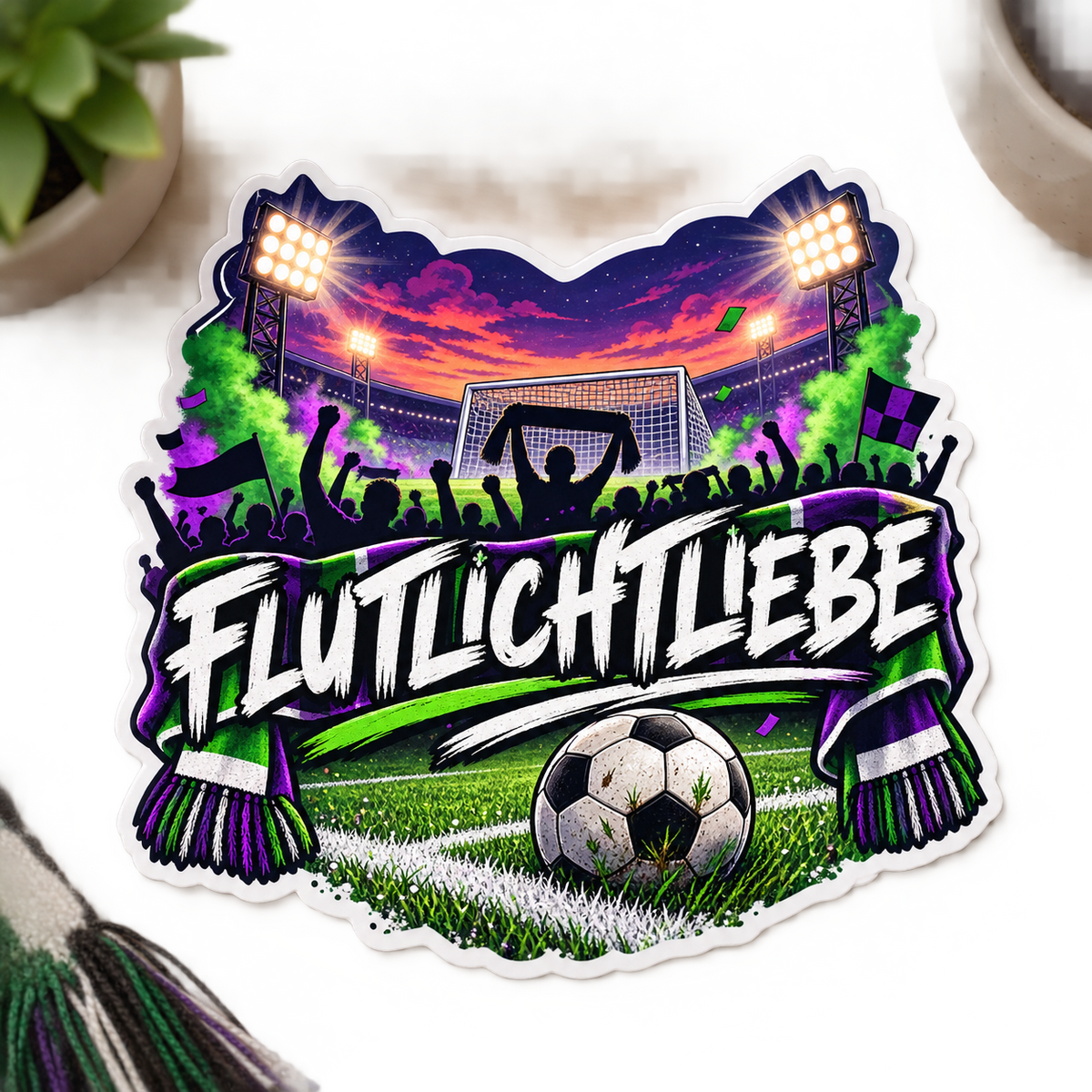 Fußball Sticker – Flutlichtliebe