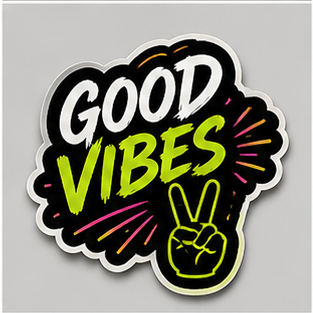 Festival Sticker – Good Vibes