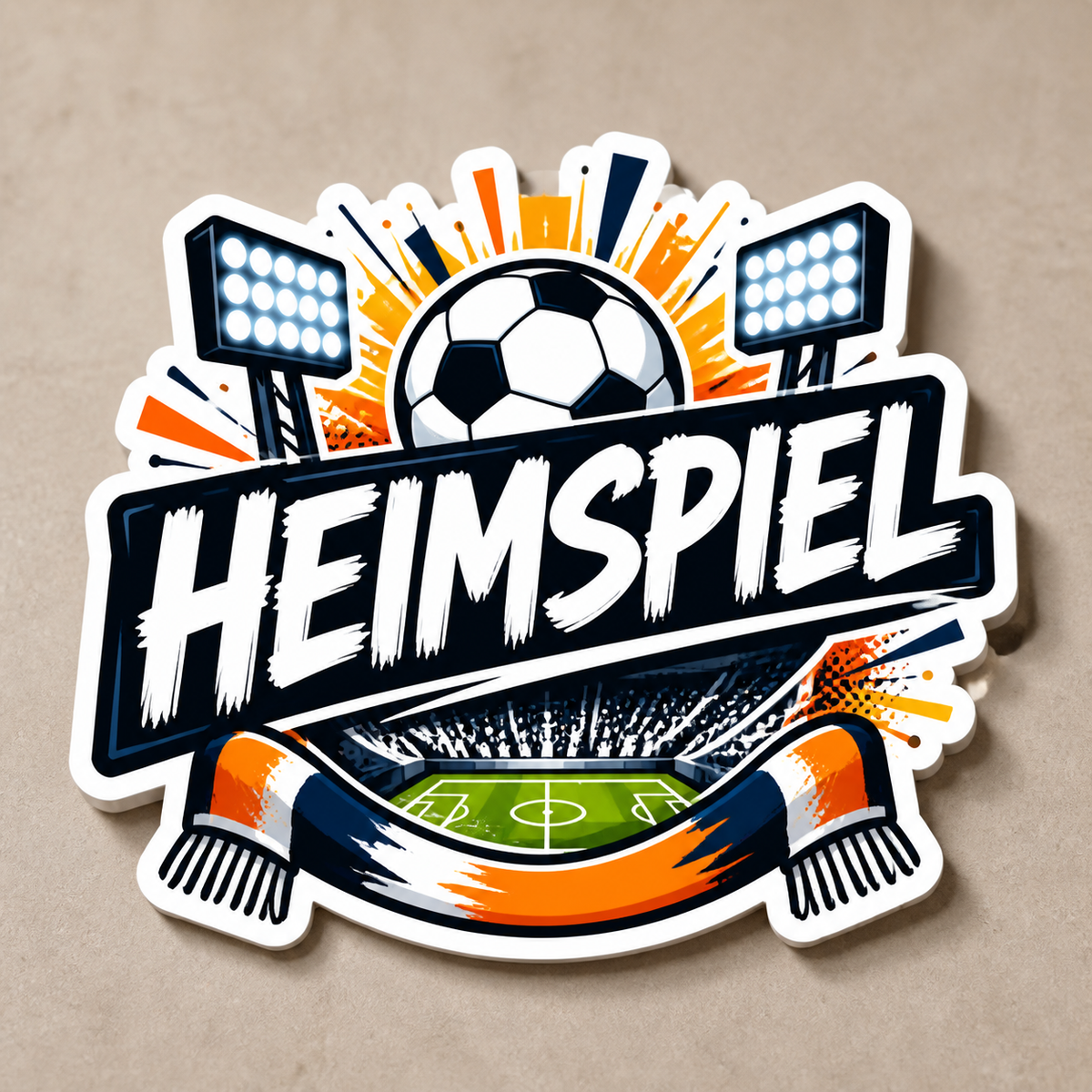 Fußball Sticker – Heimspiel