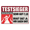 JGA Testsieger – Braut sagt ja, wir sagen Shot