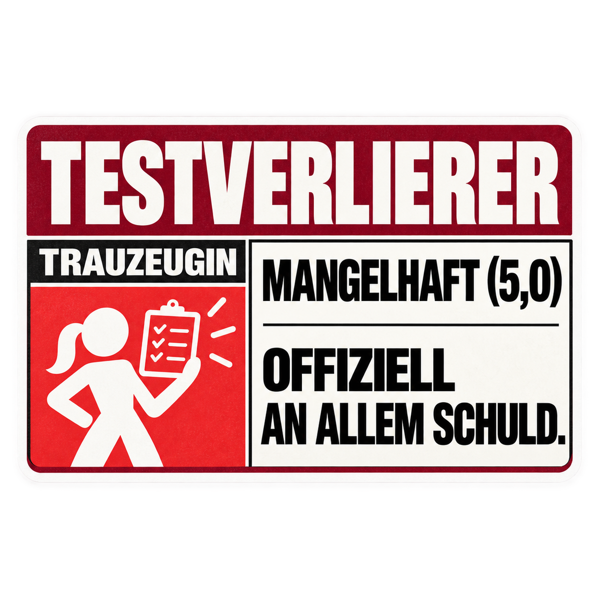 JGA Testsieger – Offiziell an allem schuld