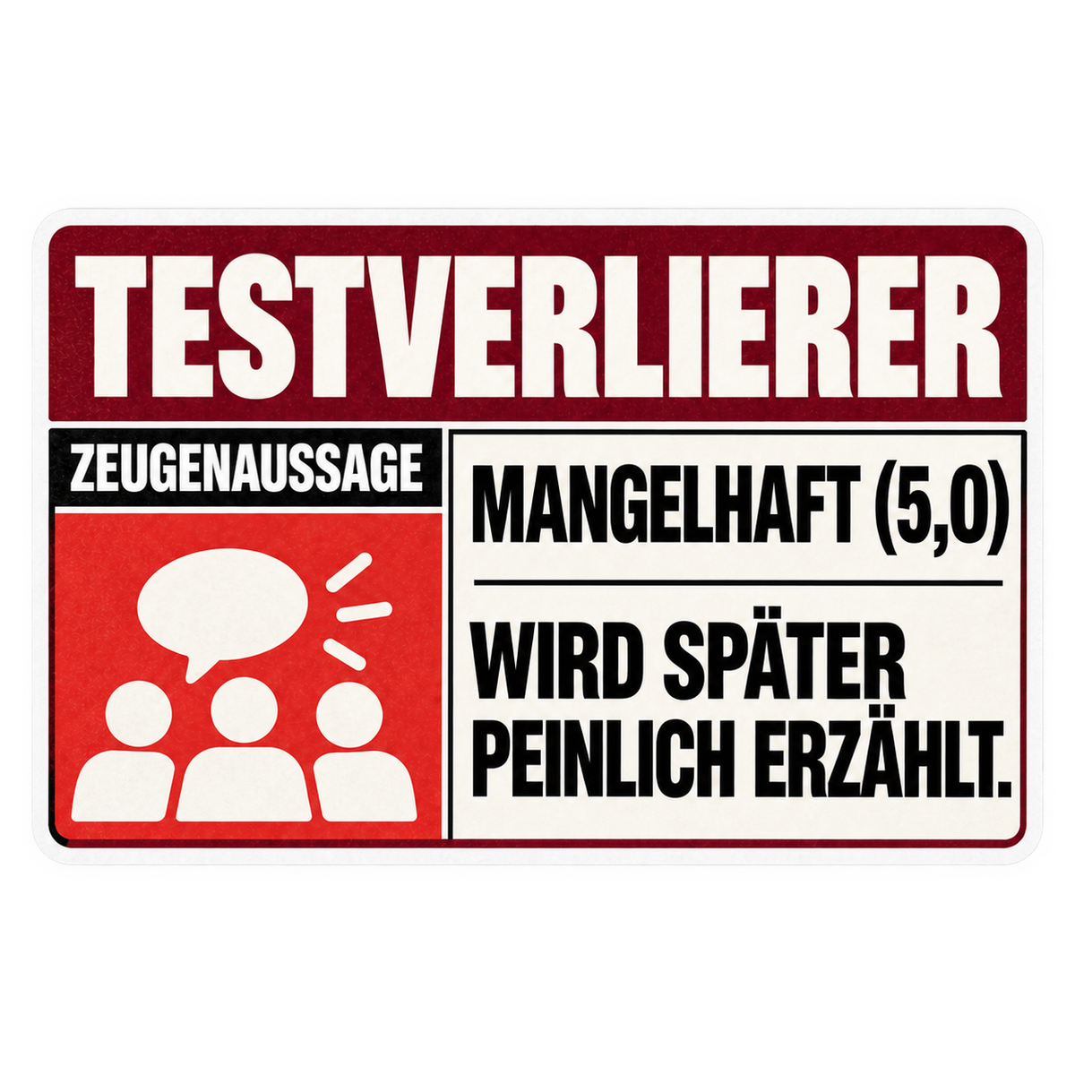 JGA Testverlierer – Wird später peinlich erzählt