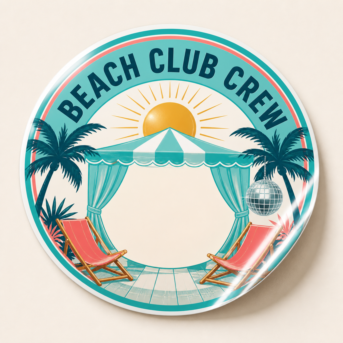 Mallorca Sticker – Beach Club Crew
