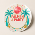 Mallorca Sticker – Palmen & Party