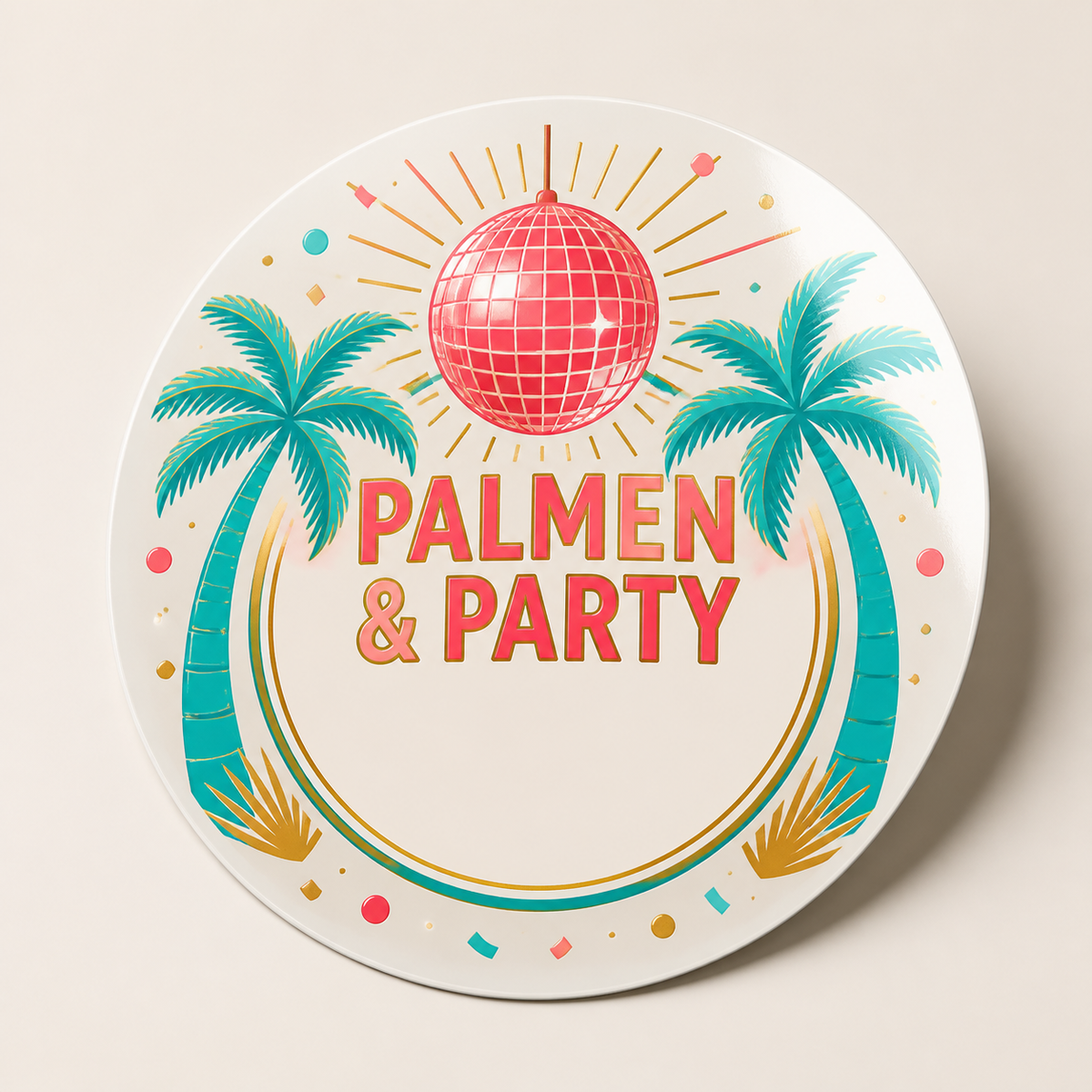Mallorca Sticker – Palmen & Party