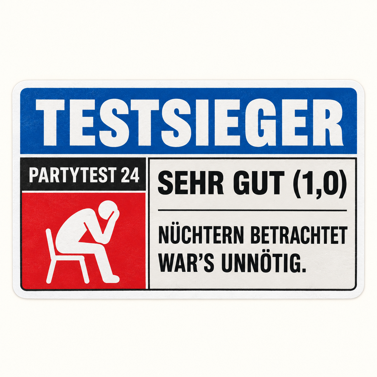 Mallorca Sticker Testsieger – Nüchtern betrachtet war’s unnötig