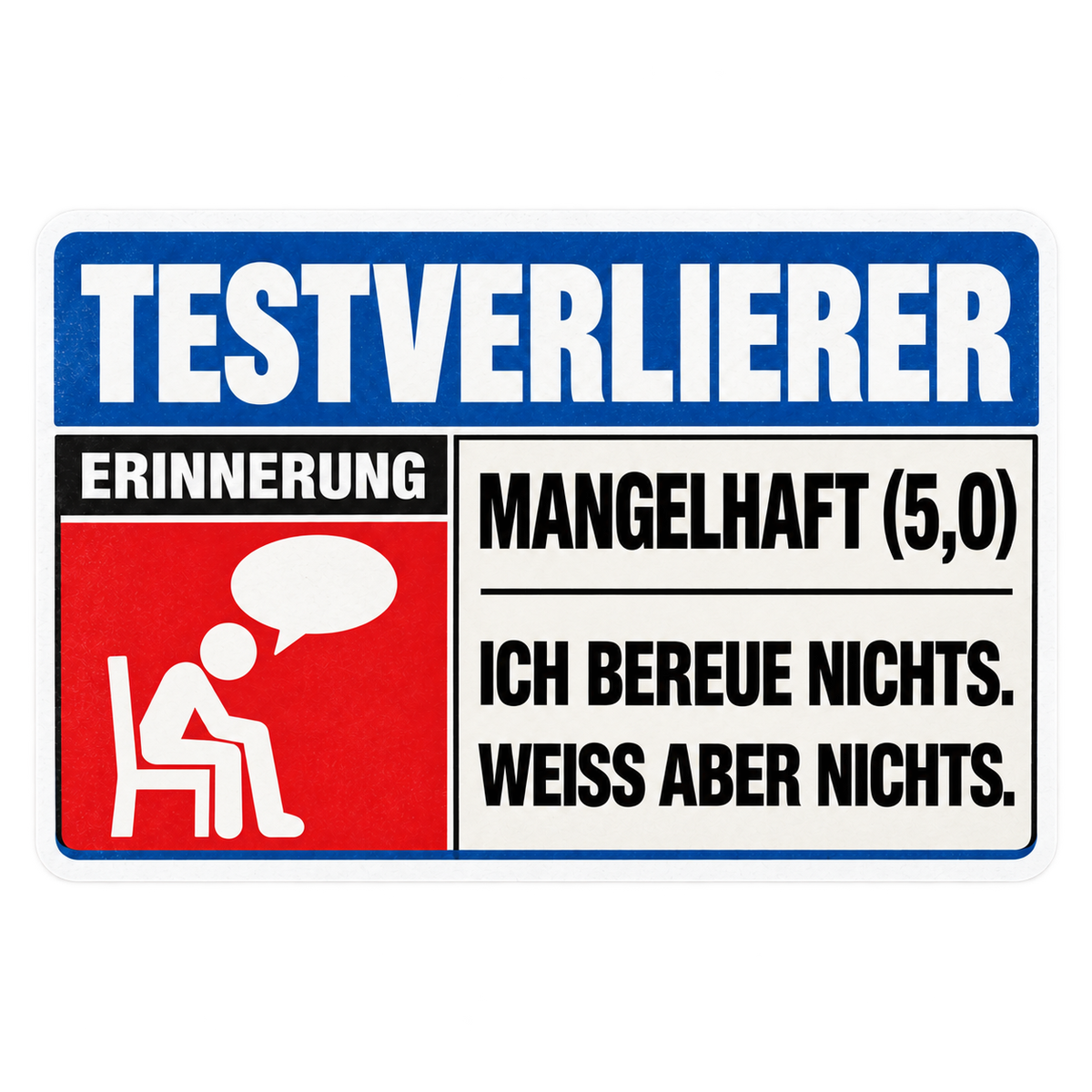 Mallorca Testverlierer – Ich bereue nichts, weiß aber nichts