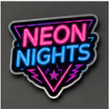 Festival Sticker – Neon Nights