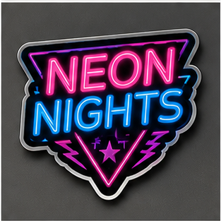 Festival Sticker – Neon Nights