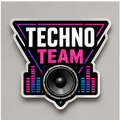 Festival Sticker – Techno Team