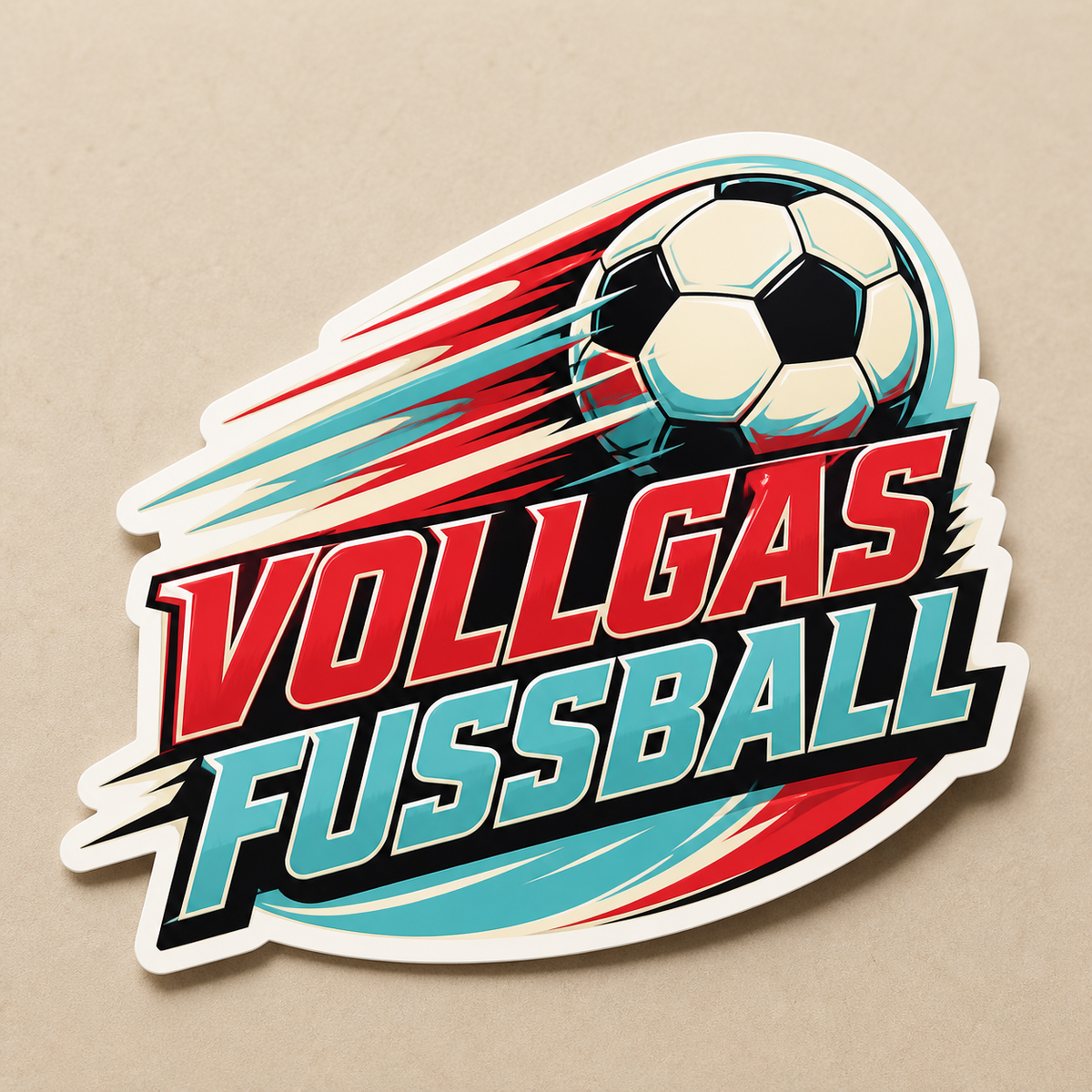 Fußball Sticker – Vollgas Fußball